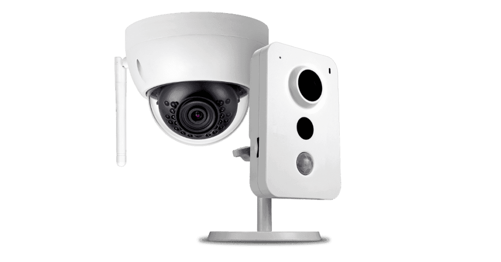 Range of Hikvision and Alibi surveillance equipment